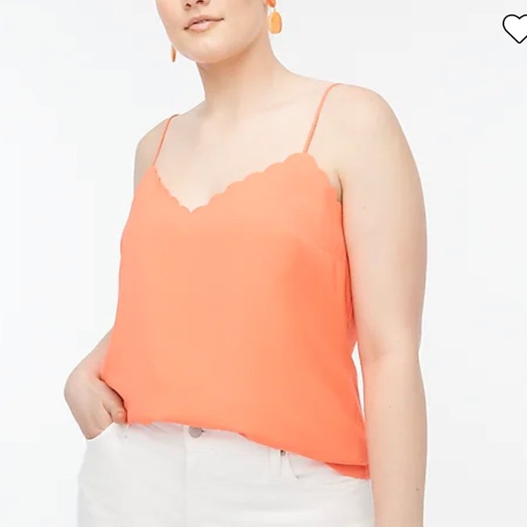 J.Crew factory Scalloped cami top - Picture 2 of 4